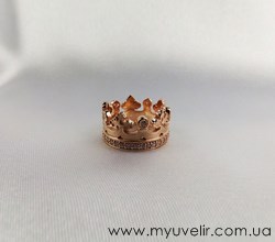 Кольцо корона из золота